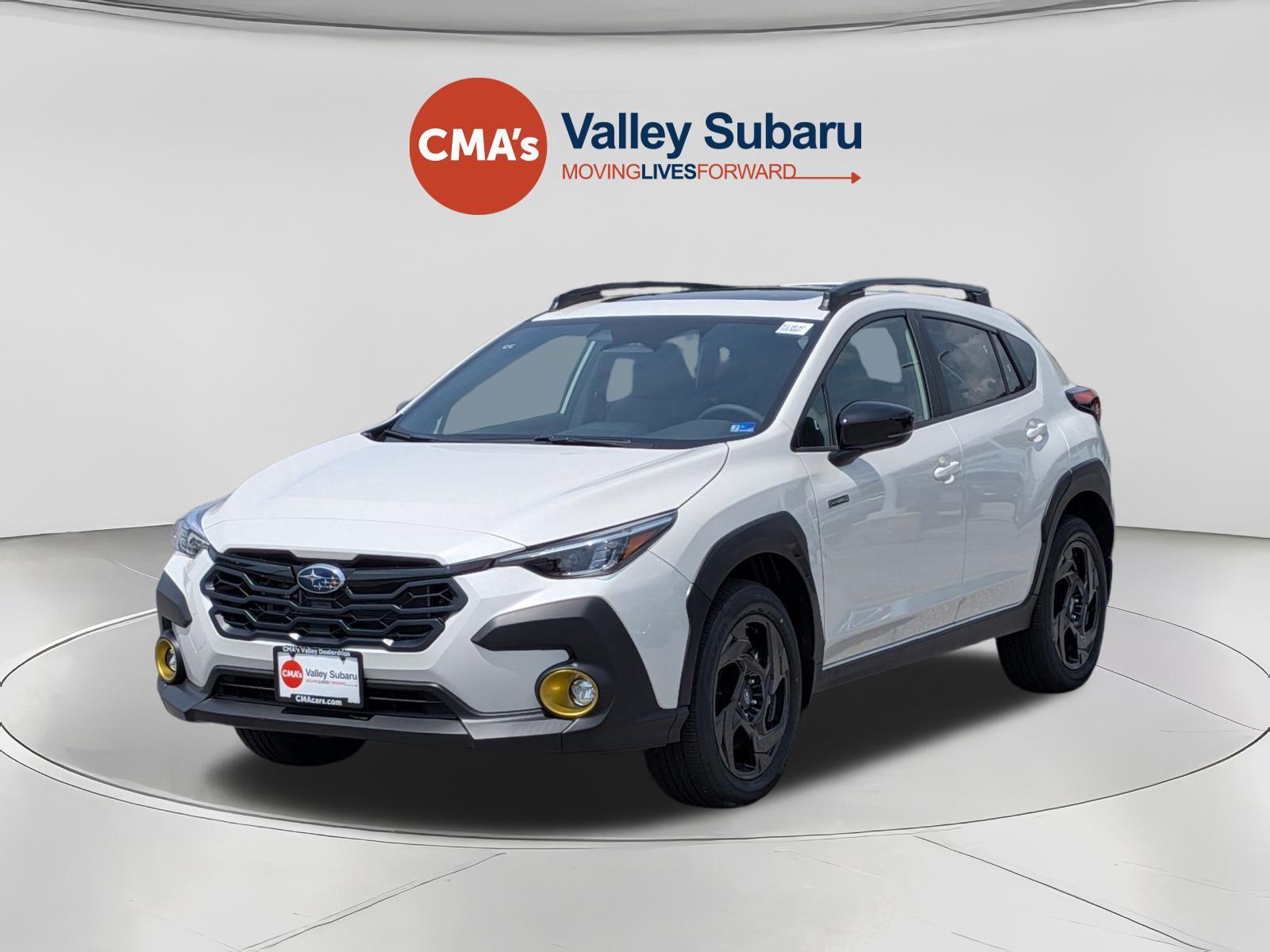 Crystal White Pearl 2026 Subaru Crosstrek Hybrid SUV / Crossover All-Wheel Drive Continuously Variable Transmission