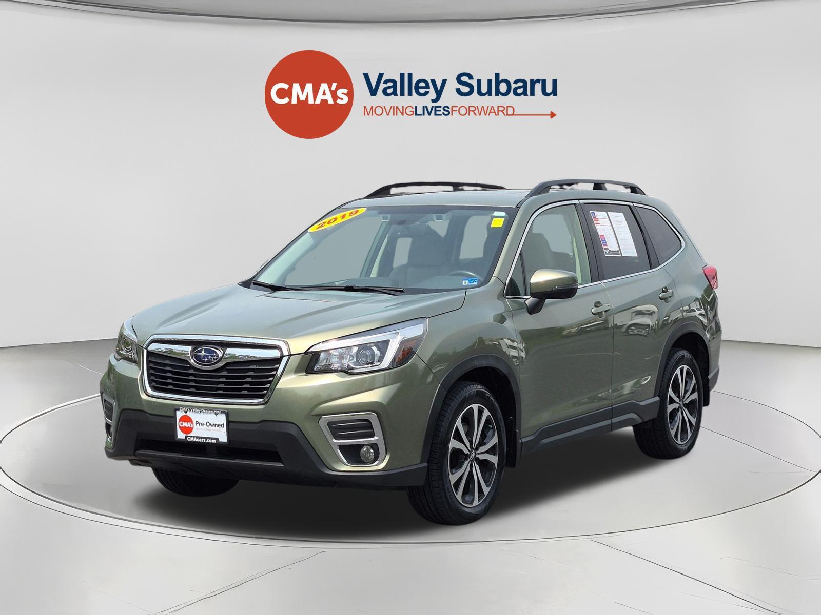 Jasper Green Metallic 2019 Subaru Forester SUV / Crossover All-Wheel Drive Continuously Variable Transmission