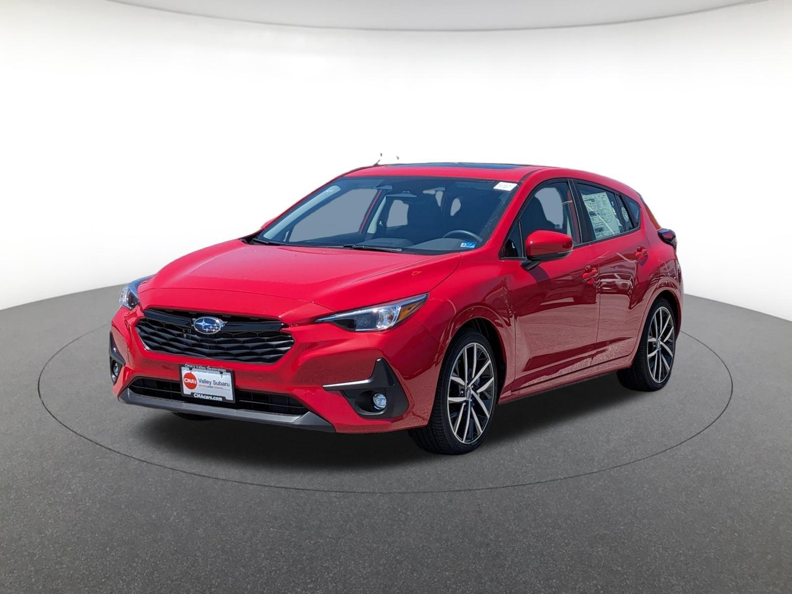 Pure Red 2026 Subaru Impreza Wagon All-Wheel Drive Continuously Variable Transmission