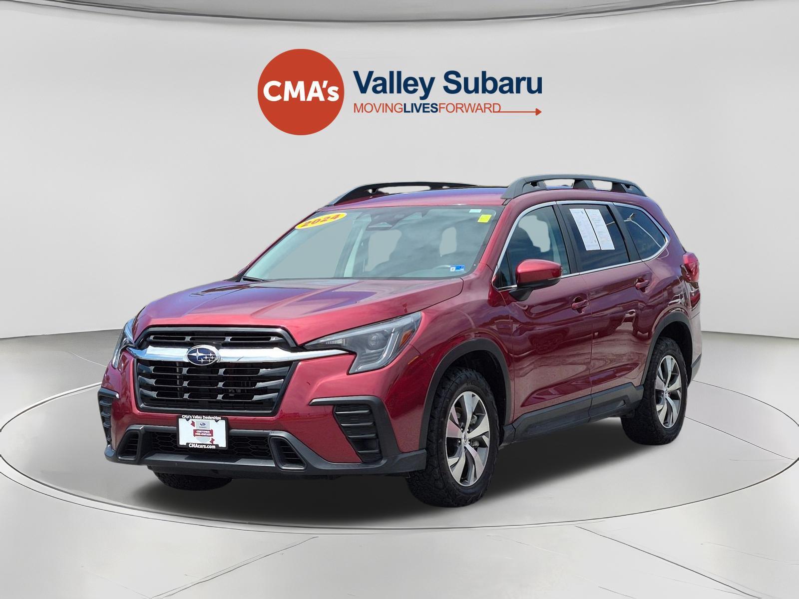 Crimson Red Pearl 2024 Subaru Ascent SUV / Crossover All-Wheel Drive Continuously Variable Transmission