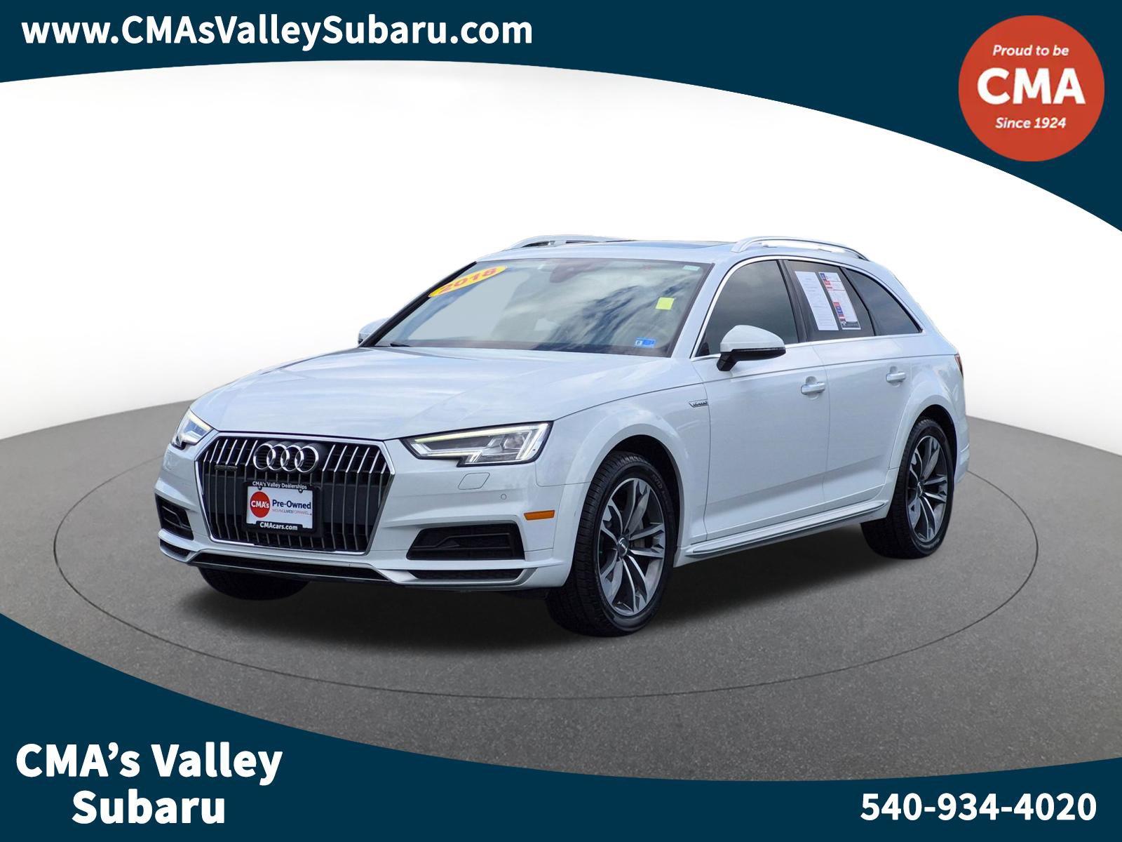Glacier White Metallic 2018 Audi A4 Allroad Wagon All-Wheel Drive Automatic