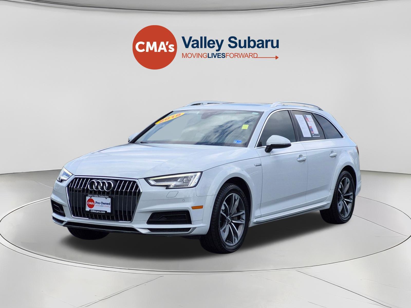 Glacier White Metallic 2018 Audi A4 Allroad Wagon All-Wheel Drive Automatic