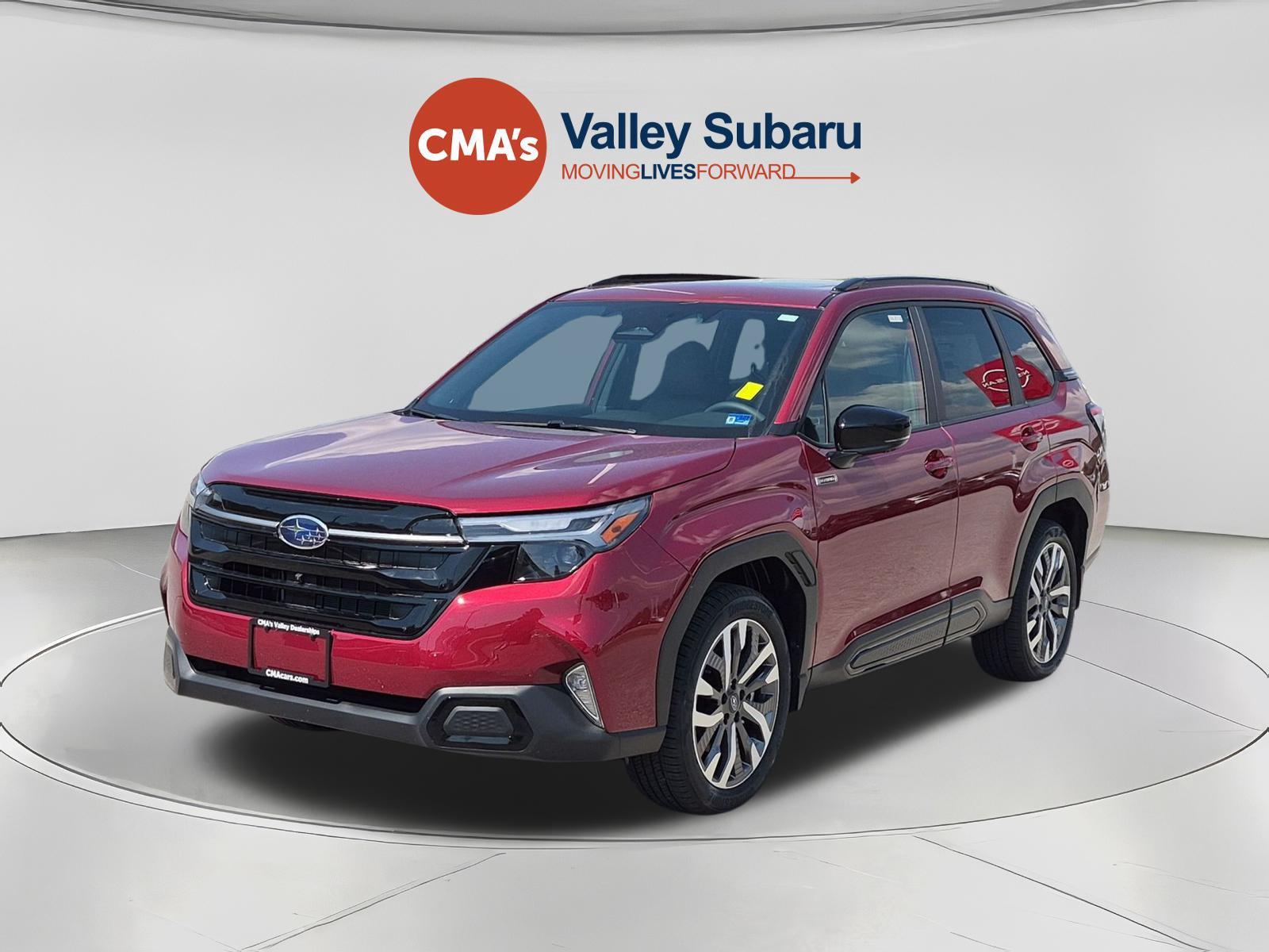 Crimson Red Pearl 2026 Subaru Forester Hybrid SUV / Crossover All-Wheel Drive Continuously Variable Transmission