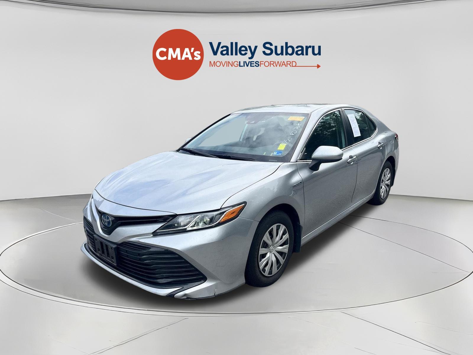 Celestial Silver Metallic 2020 Toyota Camry Hybrid Sedan Front-Wheel Drive Continuously Variable Transmission