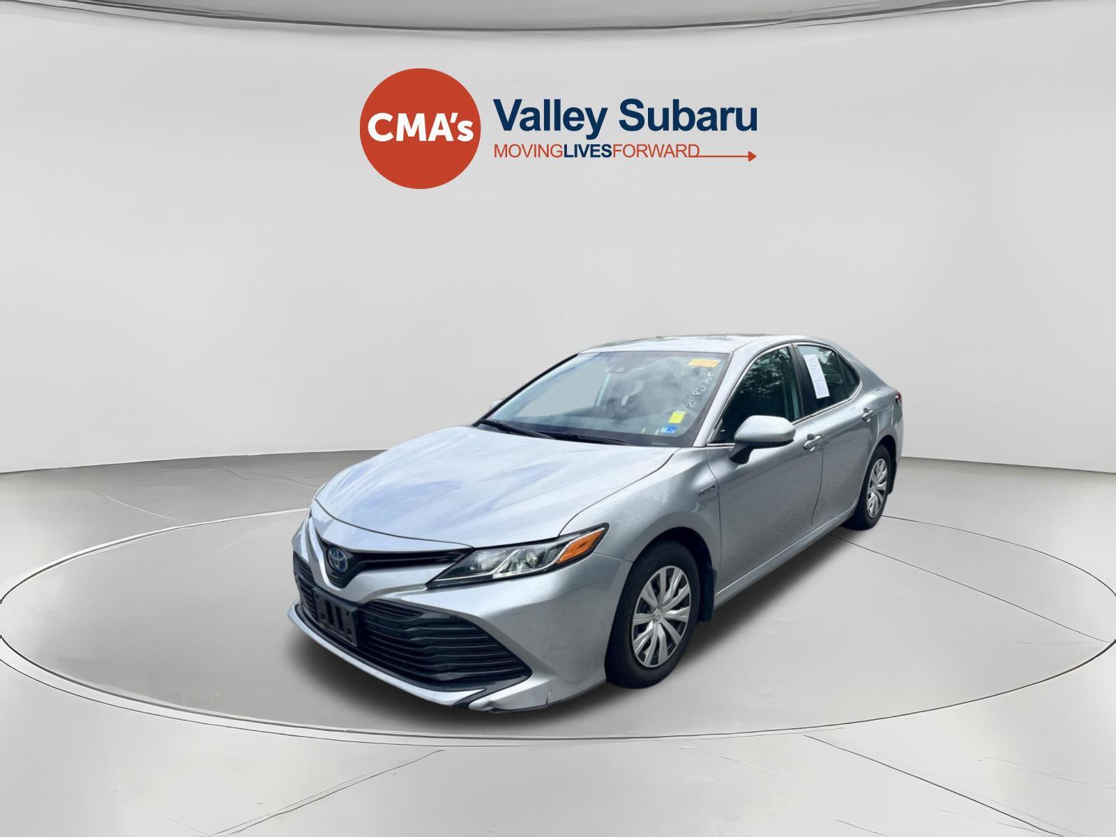 Celestial Silver Metallic 2020 Toyota Camry Hybrid Sedan Front-Wheel Drive Continuously Variable Transmission
