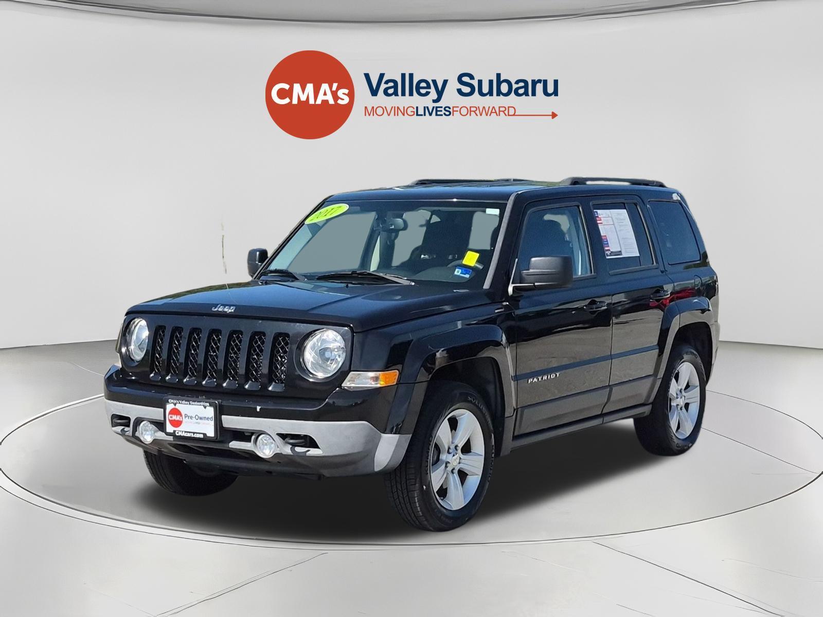Black Clearcoat 2017 Jeep Patriot SUV / Crossover Four-Wheel Drive 6-Speed Automatic