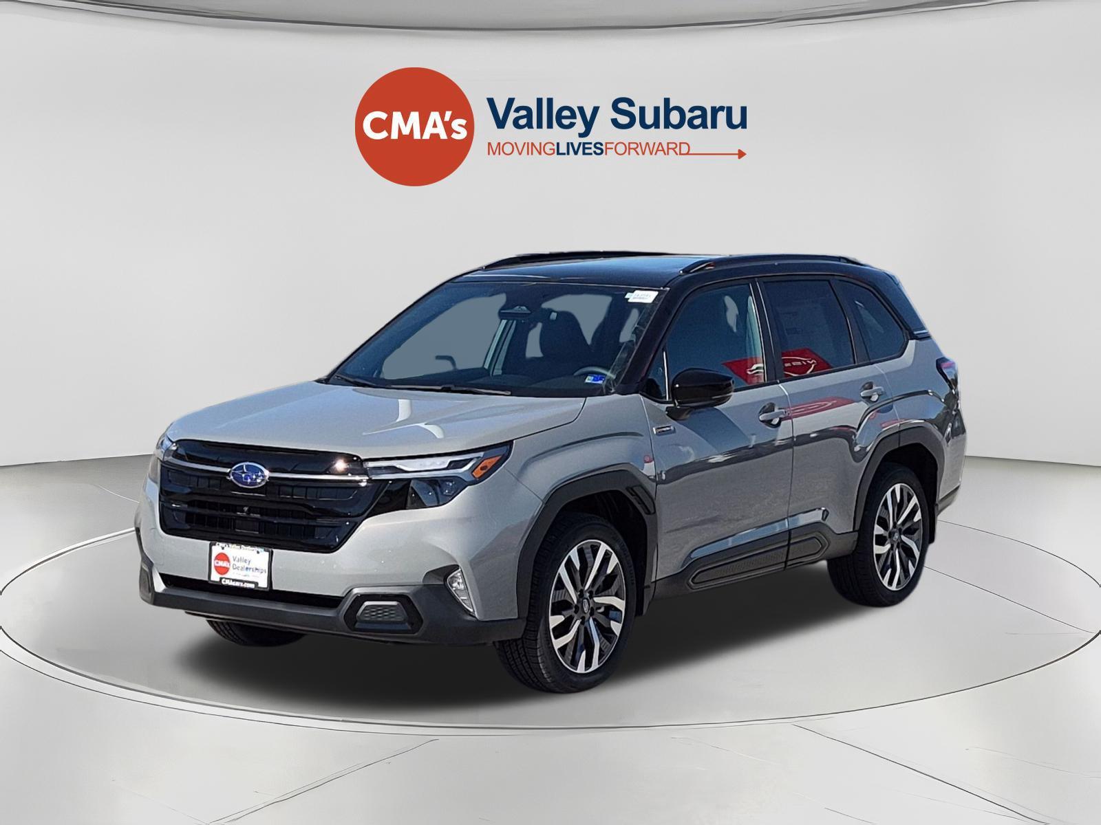 River Rock Pearl/Crystal Black Silica 2026 Subaru Forester Hybrid SUV / Crossover All-Wheel Drive Continuously Variable Transmission