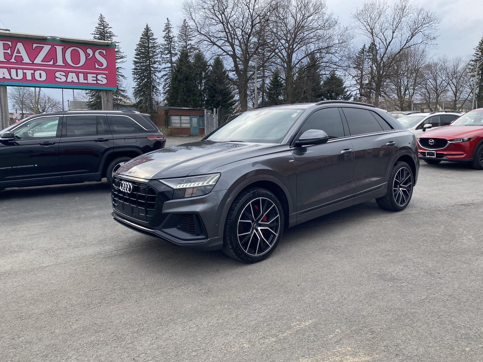 Daytona Gray Pearl Effect 2019 Audi Q8 quattro Prestige 55 TFSI SUV / Crossover All-Wheel Drive Automatic