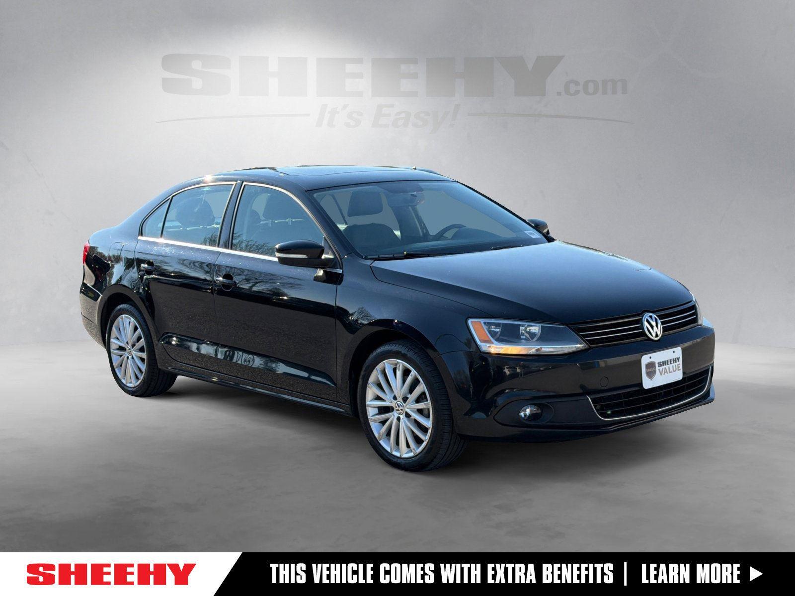 Black 2012 Volkswagen Jetta SEL Sedan Front-Wheel Drive 6-Speed Automatic