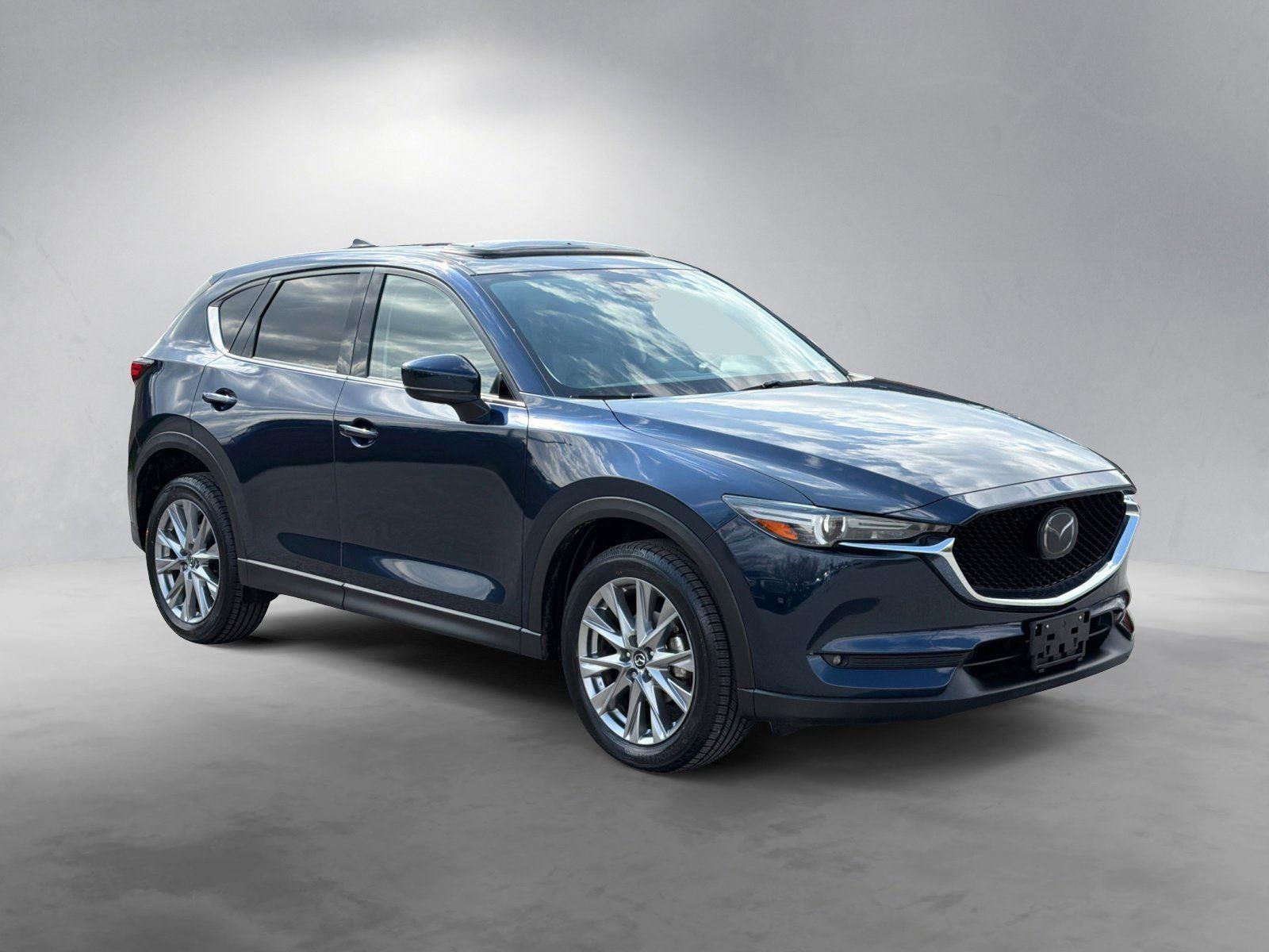 Deep Crystal Blue Mica 2021 Mazda CX-5 Grand Touring AWD SUV / Crossover All-Wheel Drive Automatic