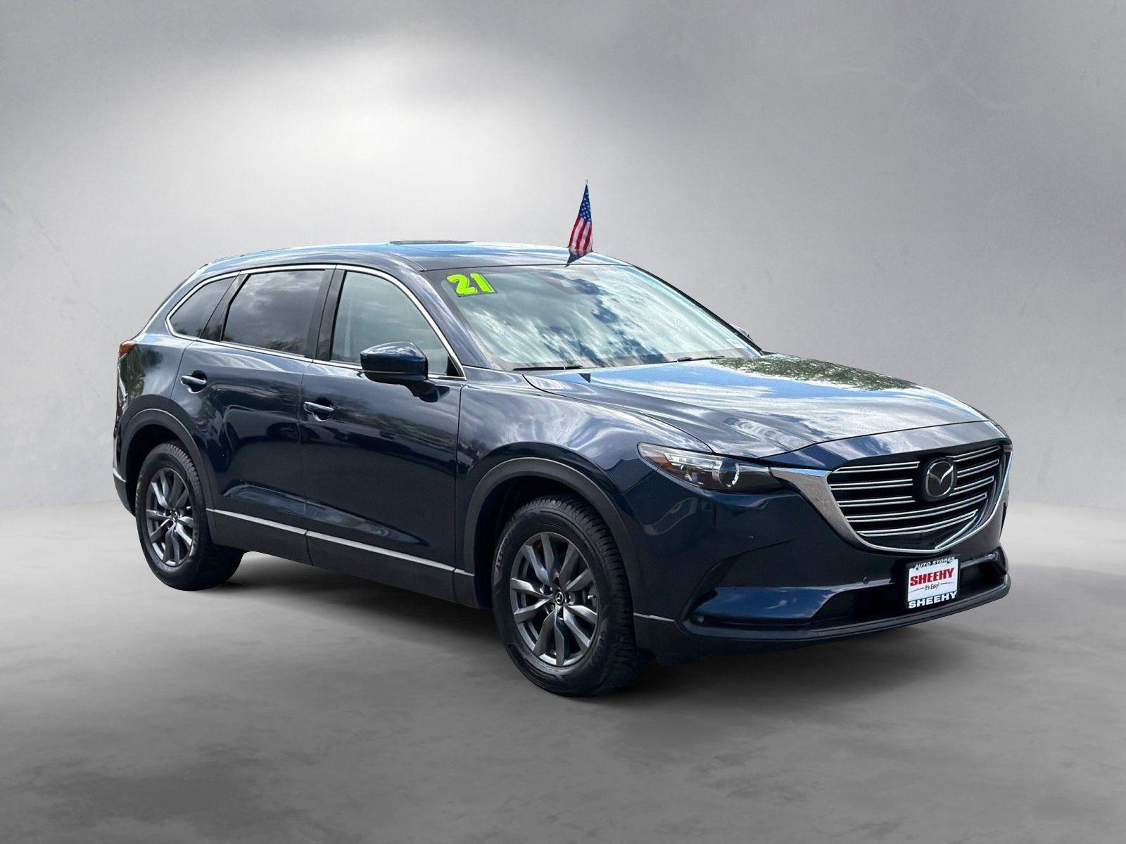 Crystal Blue 2021 Mazda CX-9 Touring AWD SUV / Crossover All-Wheel Drive 6-Speed Automatic