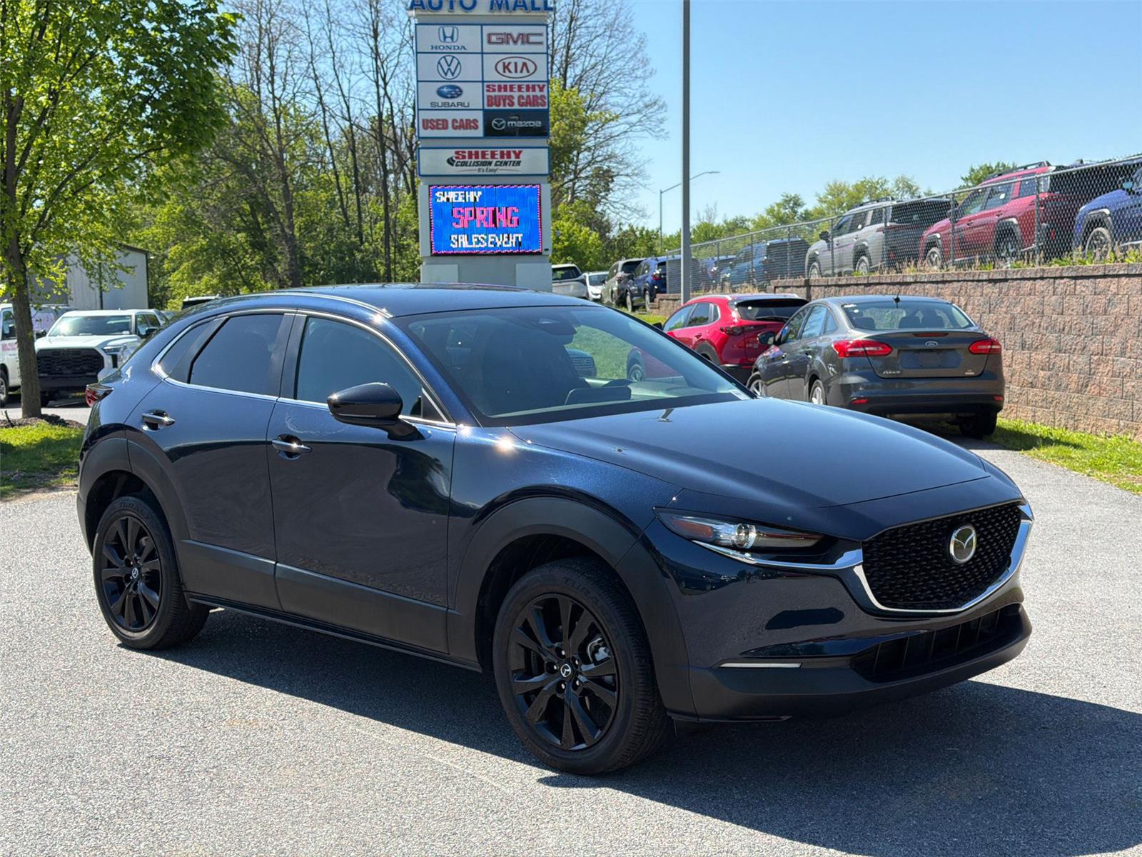Deep Crystal Blue Mica 2024 Mazda CX-30 2.5 S Select Sport AWD SUV / Crossover All-Wheel Drive Automatic