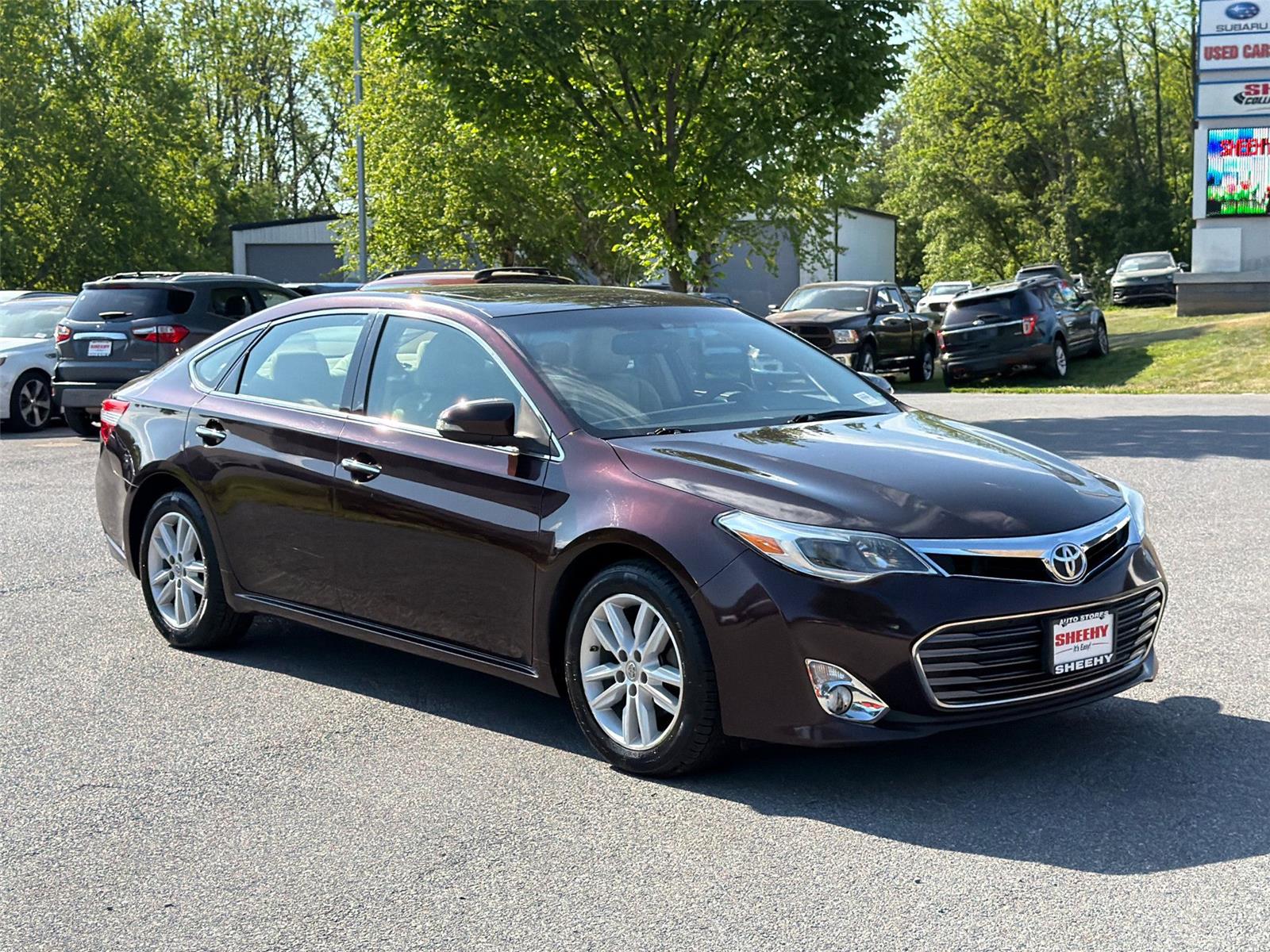 Red (Sizzling Crimson Mica) 2014 Toyota Avalon XLE Premium Sedan Front-Wheel Drive 6-Speed Automatic