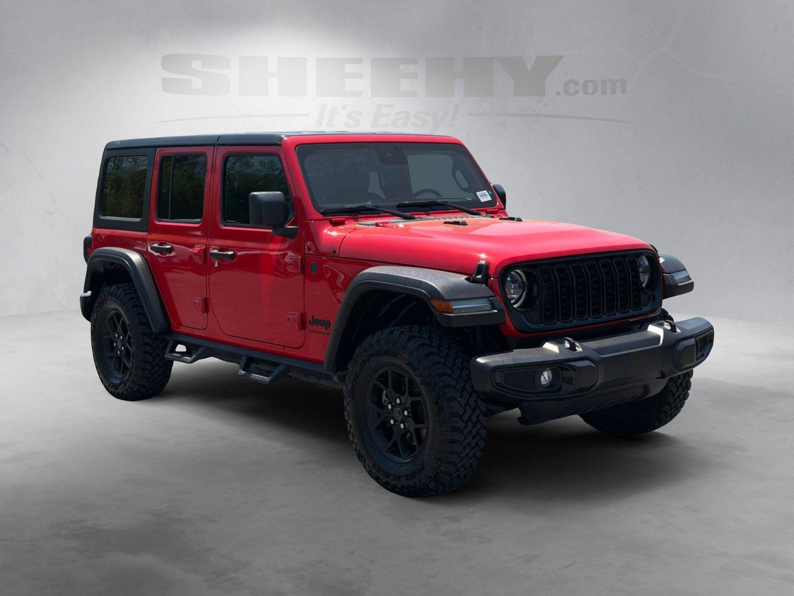 Used 2024 Firecracker Red Clearcoat Jeep Willys image 2