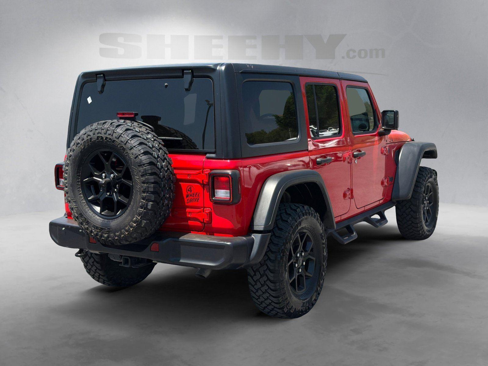 Used 2024 Firecracker Red Clearcoat Jeep Willys image 10