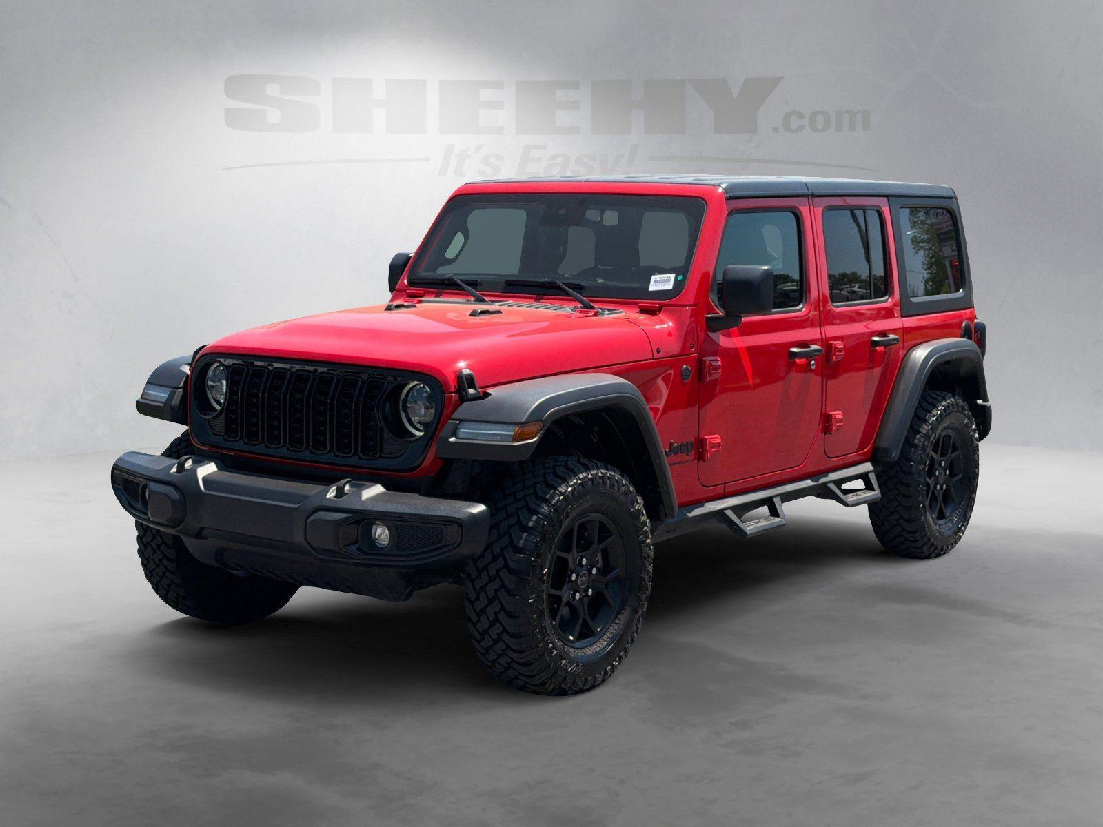 Used 2024 Firecracker Red Clearcoat Jeep Willys image 13