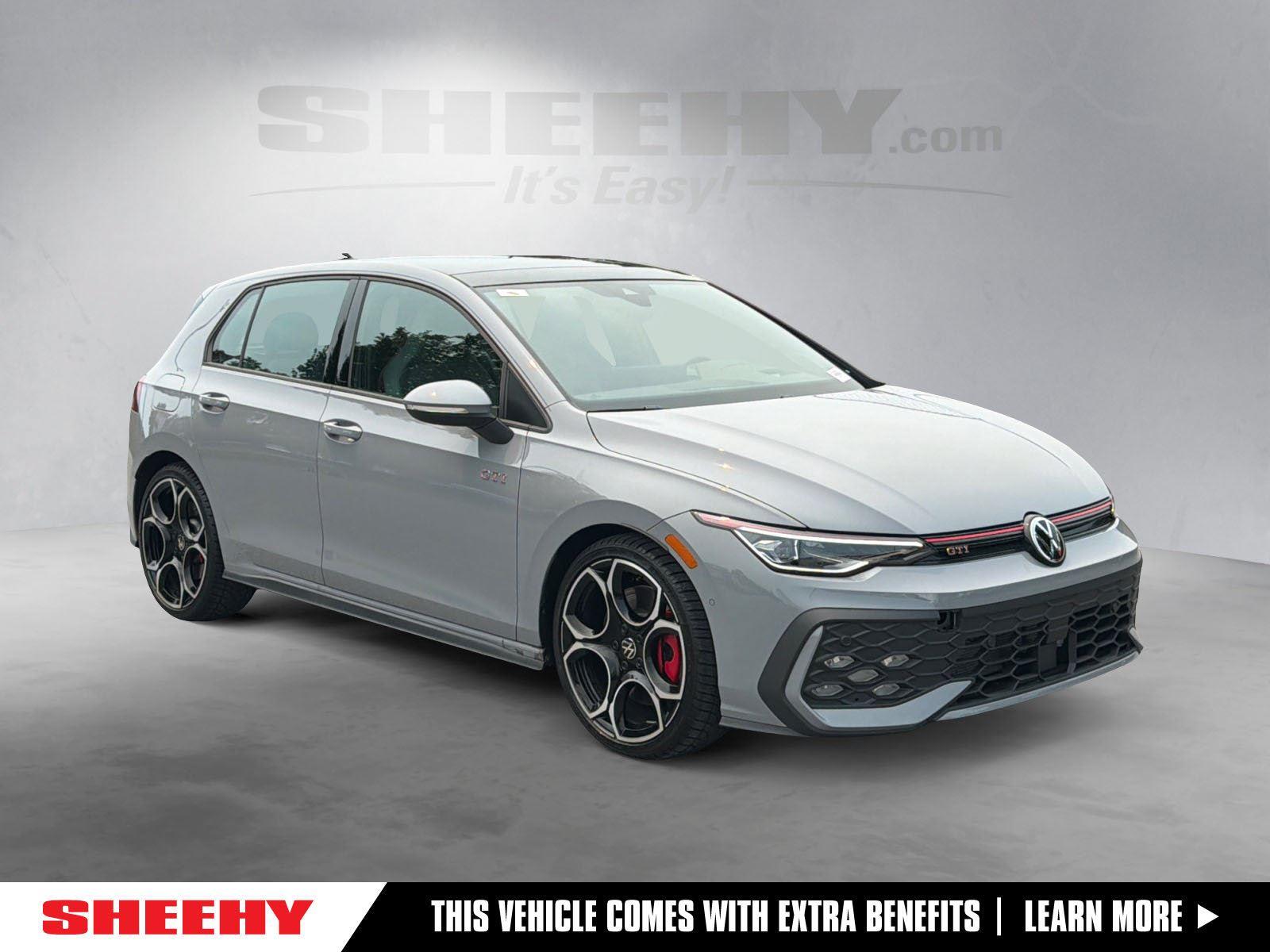 Moonstone Gray 2025 Volkswagen Golf GTI Hatchback Front-Wheel Drive Automatic