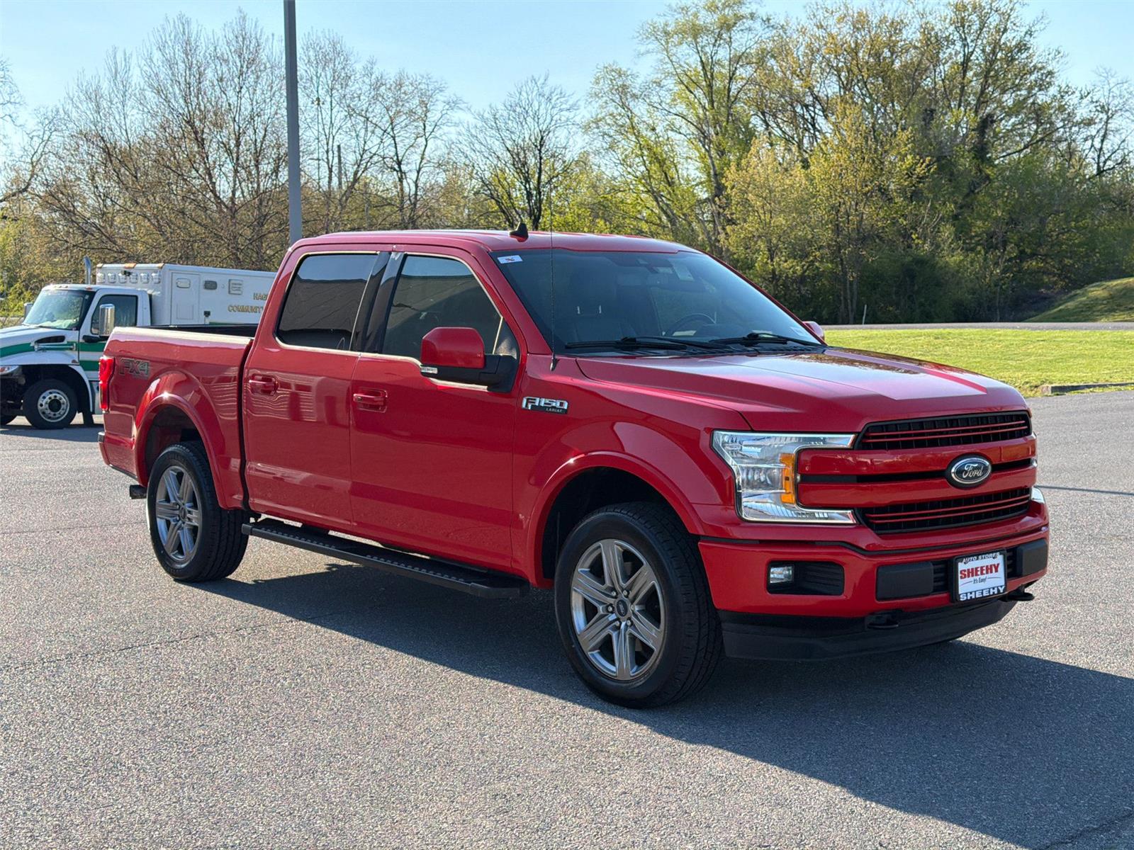 Race Red 2019 Ford F-150 Pickup Truck Four-Wheel Drive Automatic