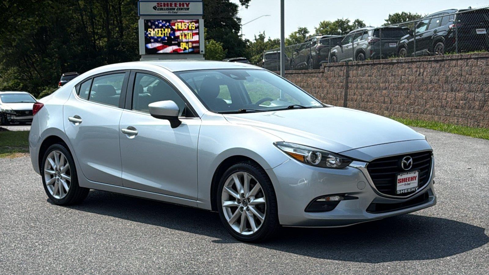 Sonic Silver Metallic 2017 Mazda MAZDA3 Sedan Front-Wheel Drive Automatic