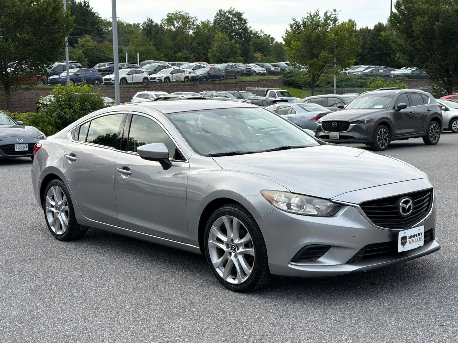 Liquid Silver Metallic 2014 Mazda MAZDA6 Sedan Front-Wheel Drive Automatic