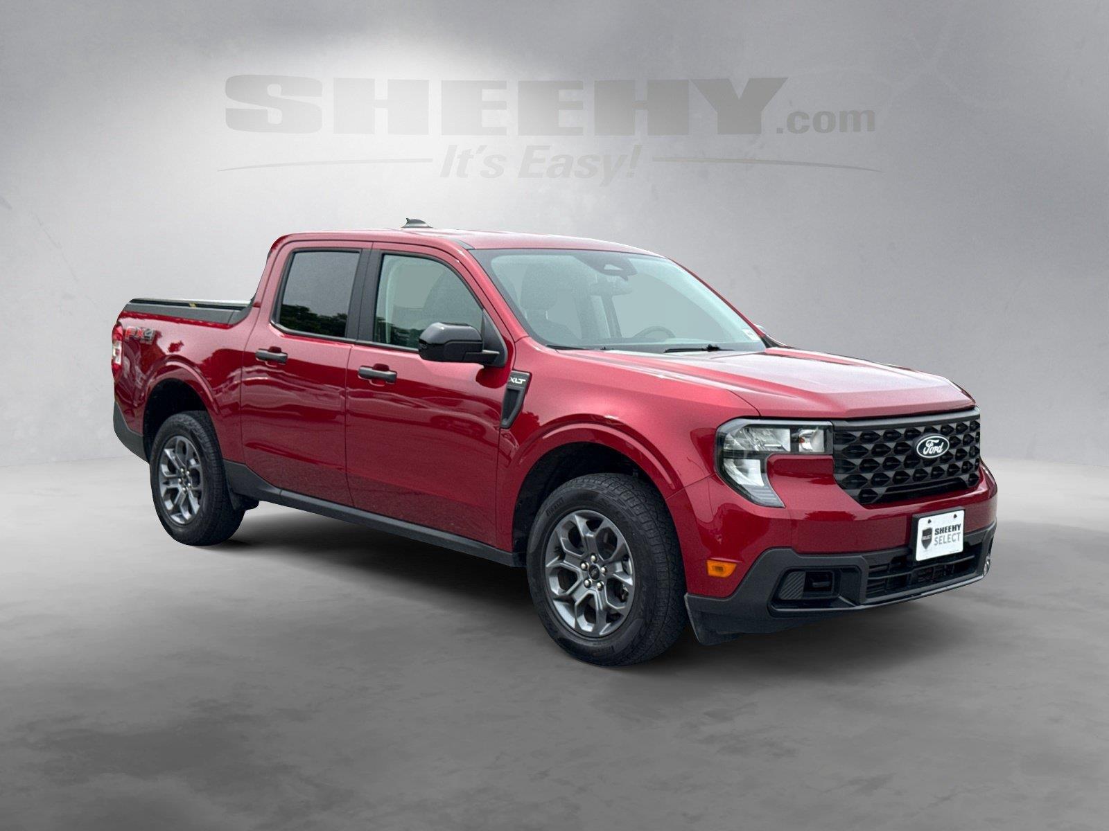 Ruby Red Metallic Tinted Clearcoat 2025 Ford Maverick Pickup Truck All-Wheel Drive Continuously Variable Transmission