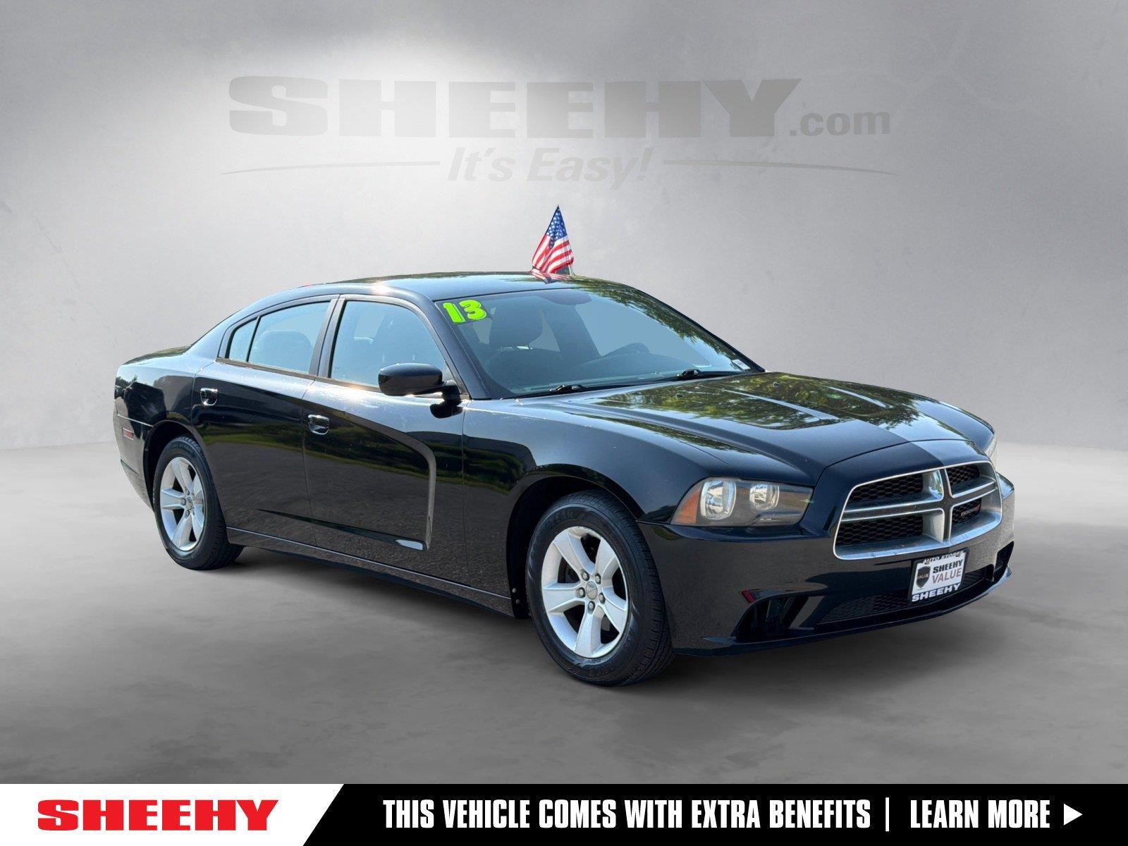 Pitch Black 2013 Dodge Charger Sedan Rear-Wheel Drive 5-Speed Automatic