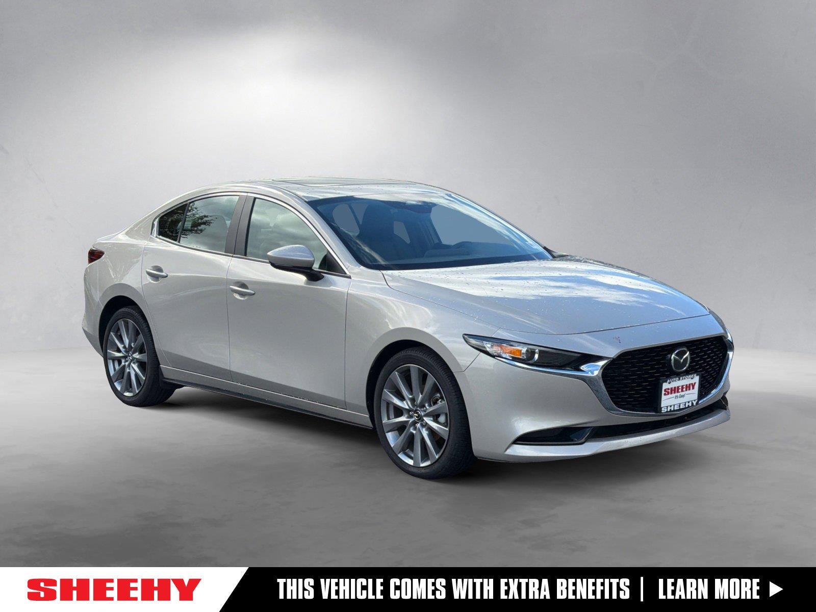 Gray (Platinum Quartz Metallic) 2025 Mazda MAZDA3 Sedan Front-Wheel Drive Automatic