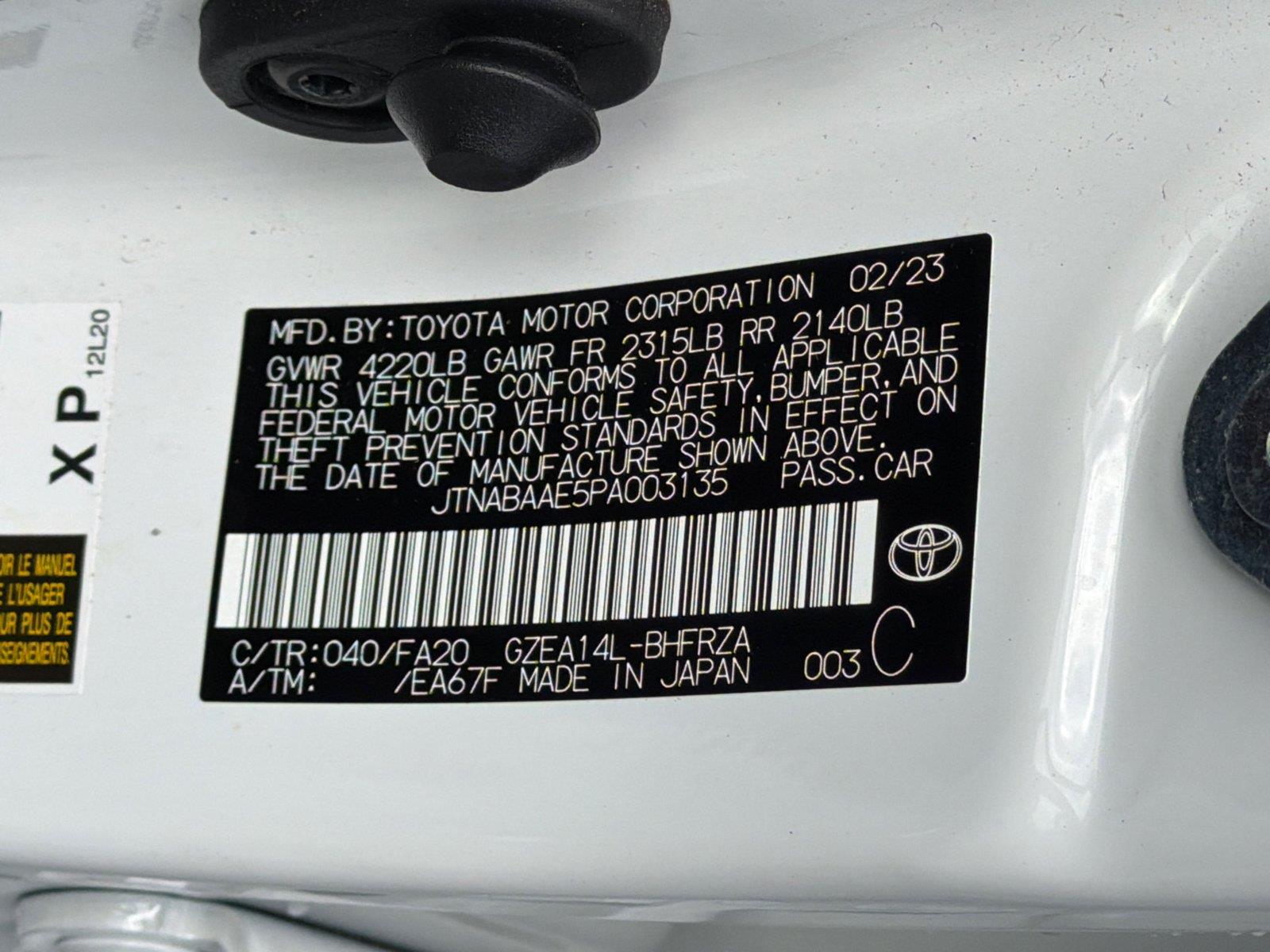 Used 2023 Ice Cap Toyota Core image 37