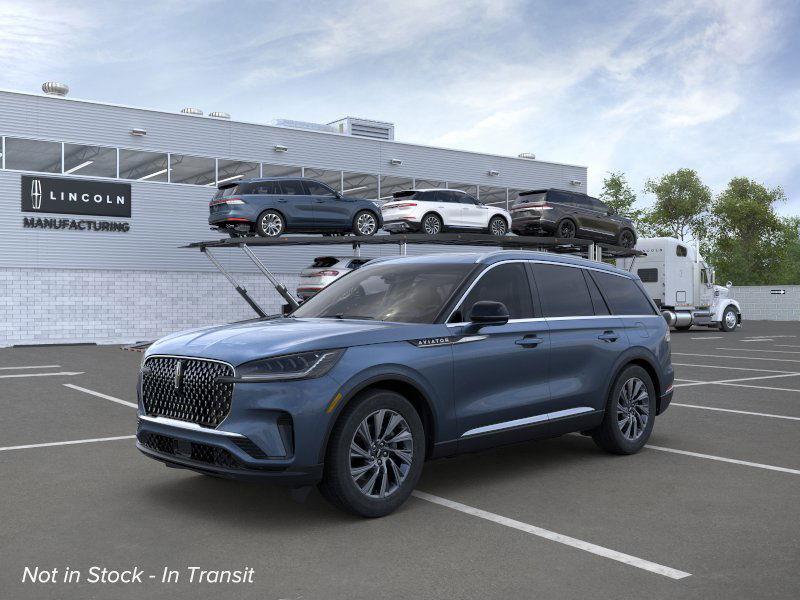 Whisper Blue Metallic Clearcoat 2025 Lincoln Aviator SUV / Crossover All-Wheel Drive Automatic