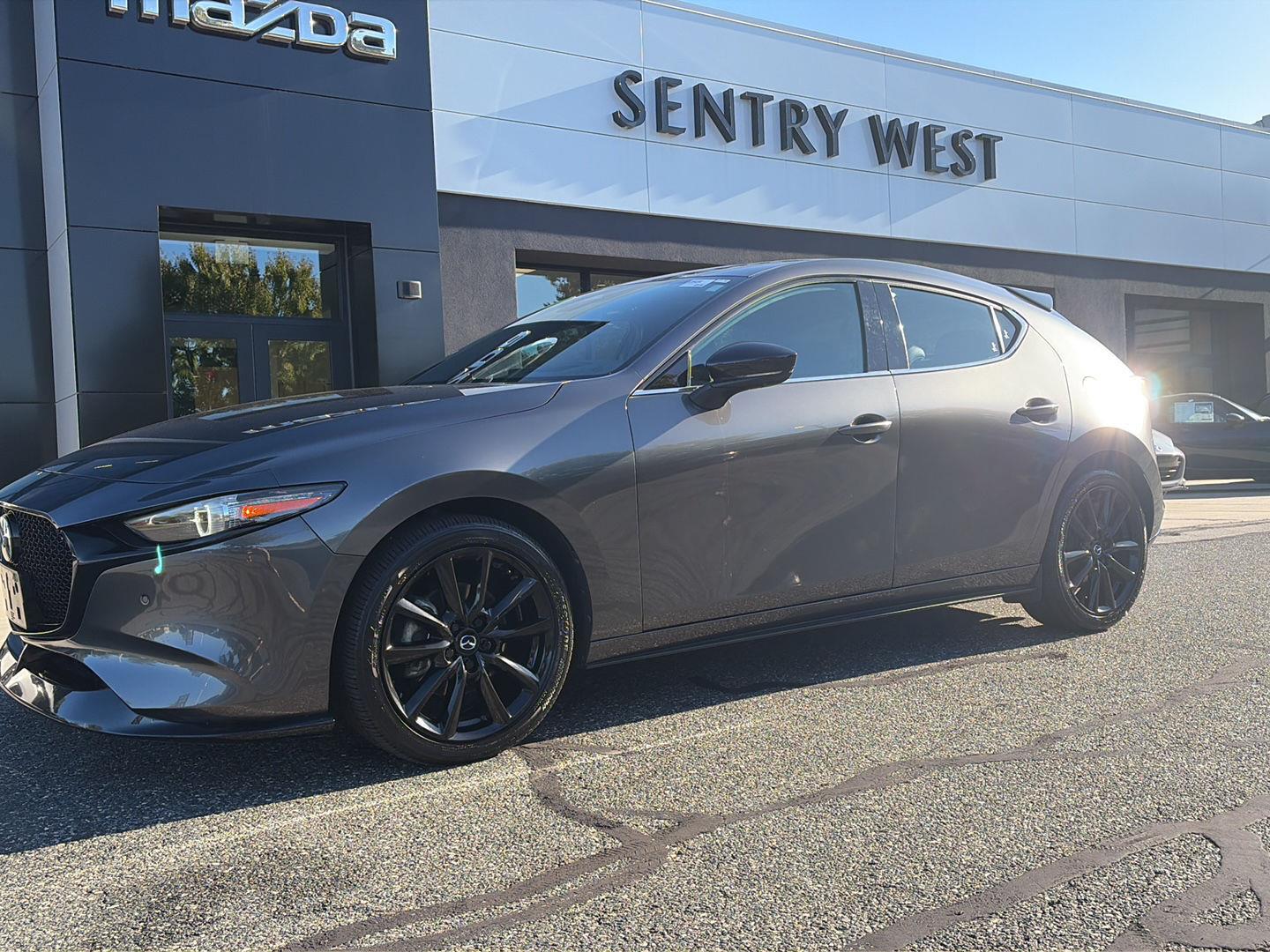 Machine Gray Metallic 2024 Mazda MAZDA3 Sedan All-Wheel Drive Automatic