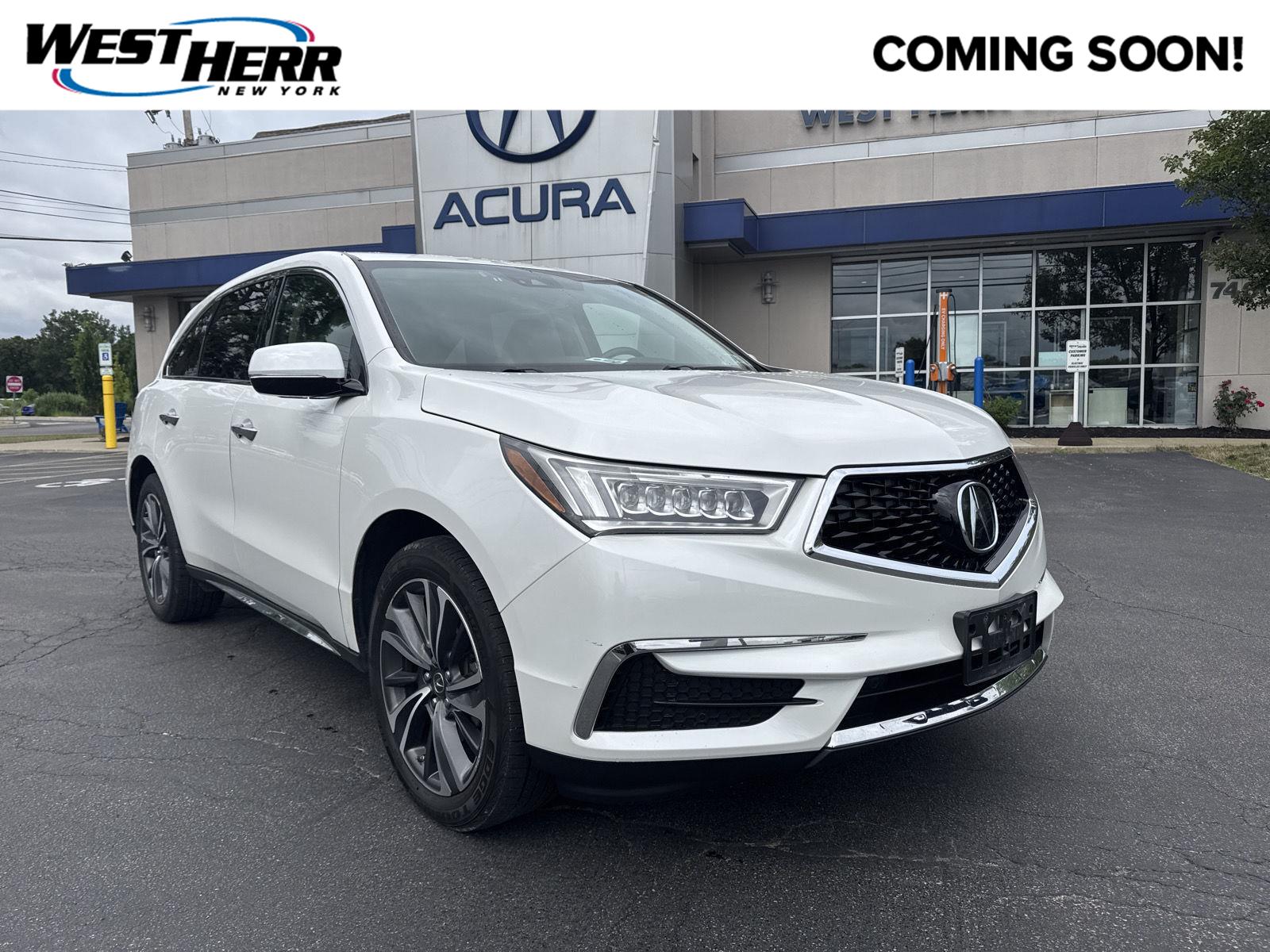 Platinum White Pearl 2020 Acura MDX SUV / Crossover All-Wheel Drive 9-Speed Automatic
