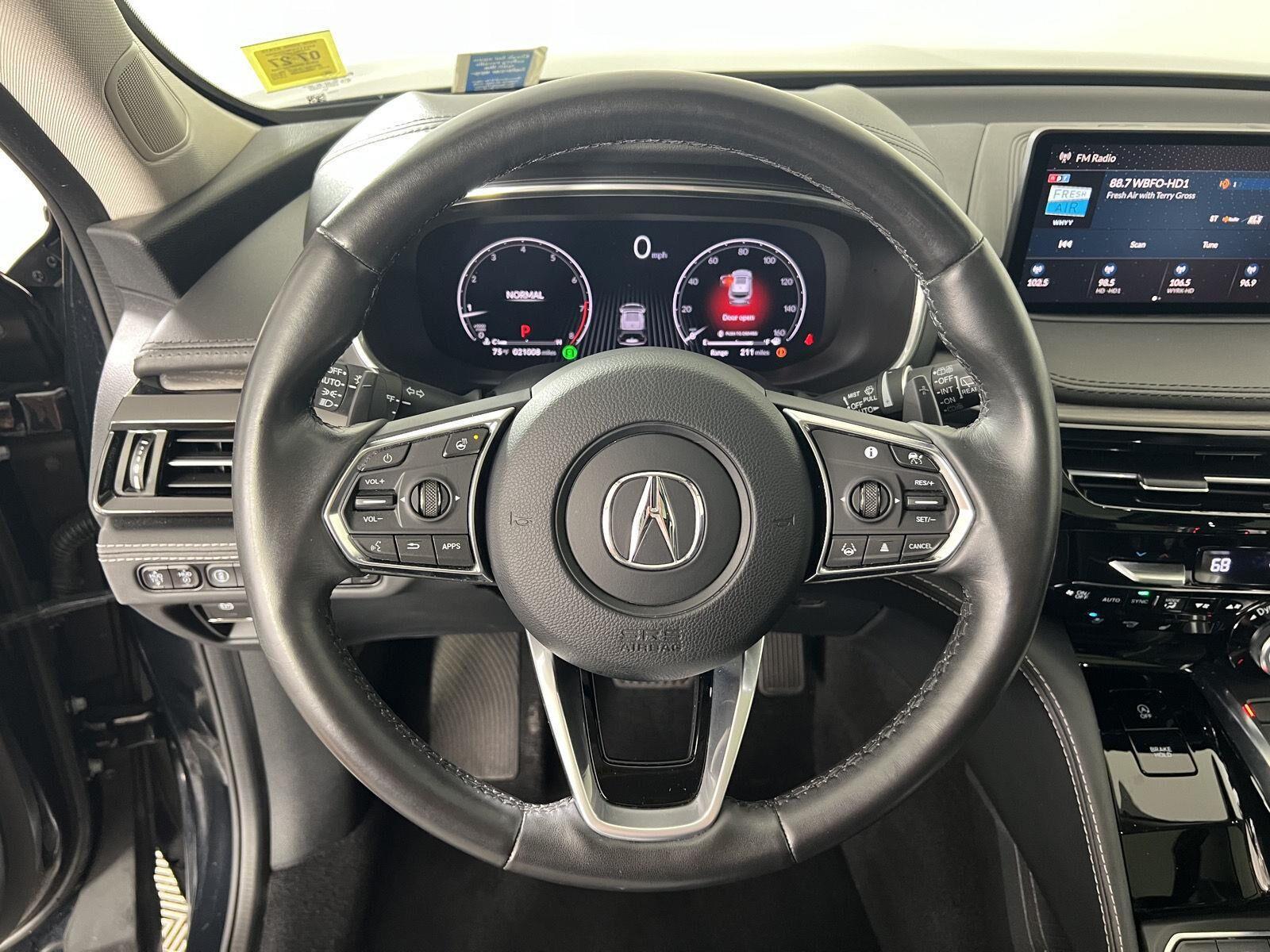 Used 2024 Majestic Black Pearl Acura SH-AWD w/Advance image 9