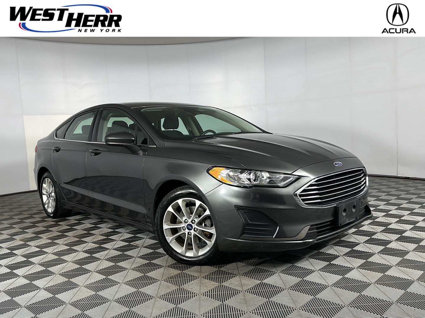 Gray (Magnetic) 2020 Ford Fusion Hybrid Sedan Front-Wheel Drive Continuously Variable Transmission