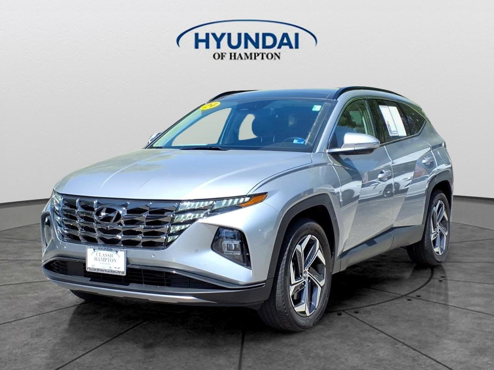 Shimmering Silver 2024 Hyundai Tucson Hybrid Plug-In Limited AWD SUV / Crossover All-Wheel Drive Automatic