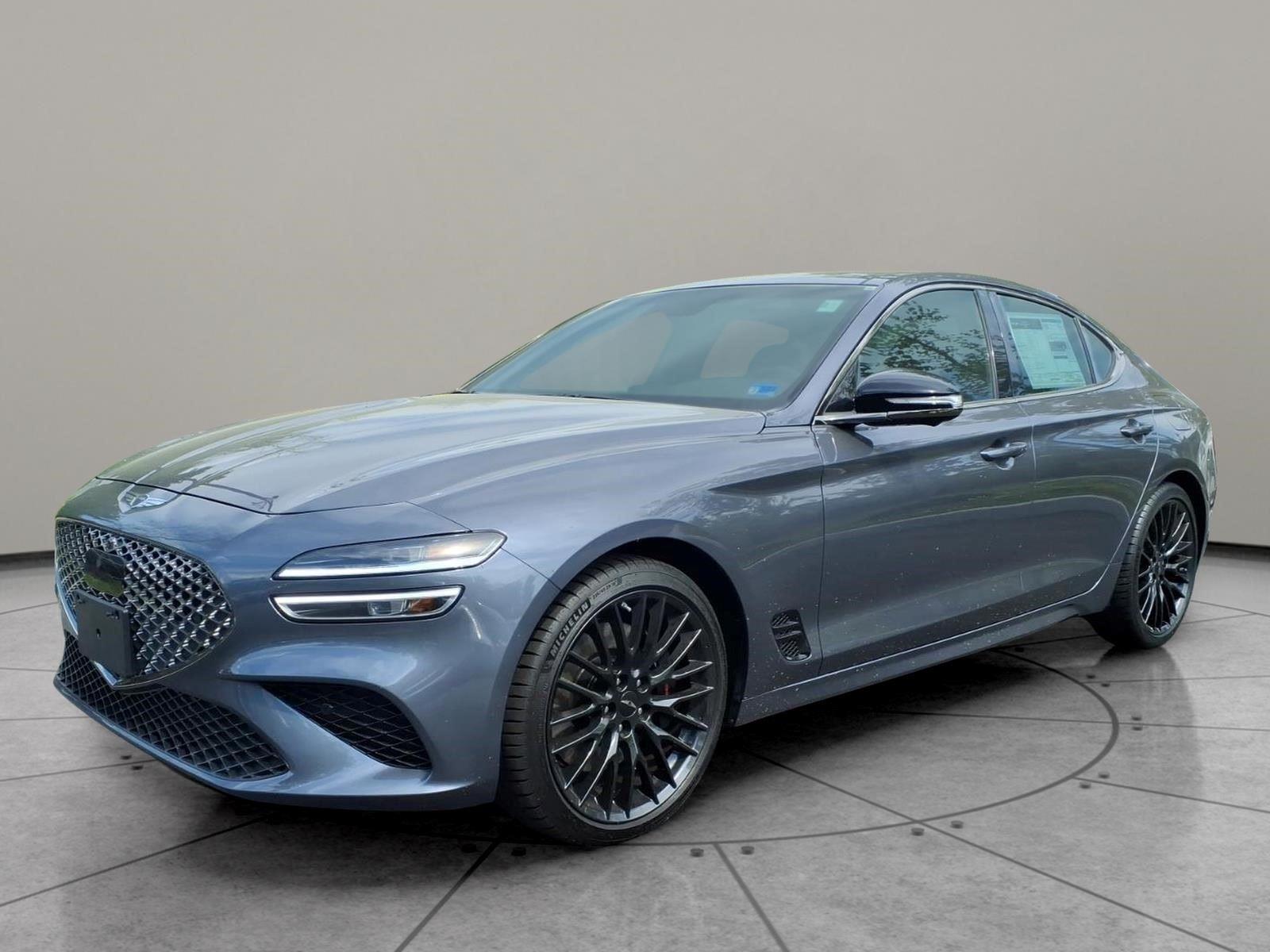 Ceres Blue 2026 Genesis G70 3.3T Prestige Graphite RWD Sedan Rear-Wheel Drive Automatic