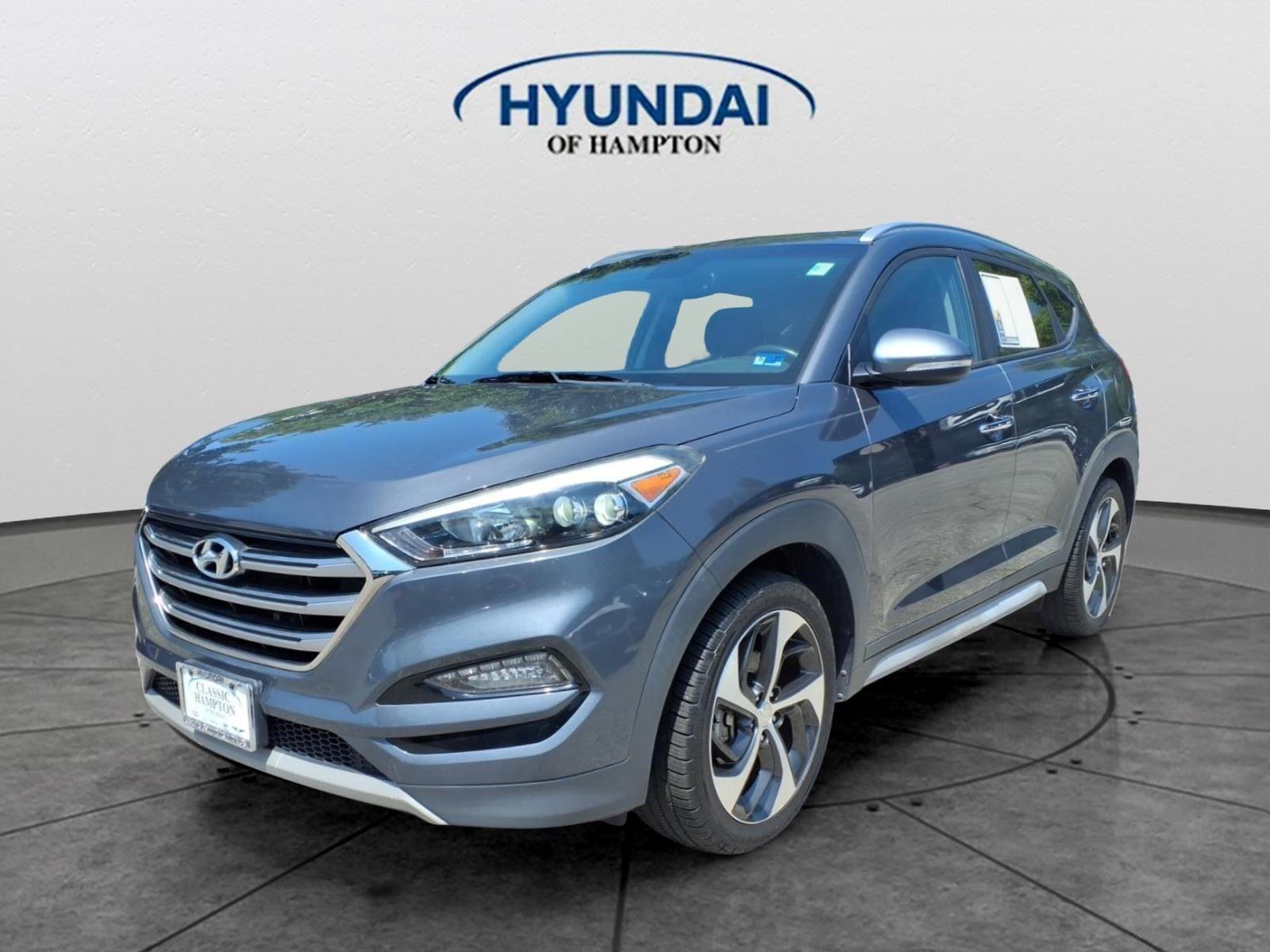 Coliseum Gray 2018 Hyundai Tucson SUV / Crossover Front-Wheel Drive Automatic