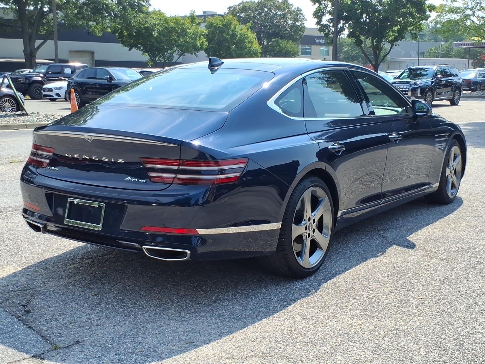 Used 2021 Adriatic Blue Genesis 3.5T Prestige AWD image 8