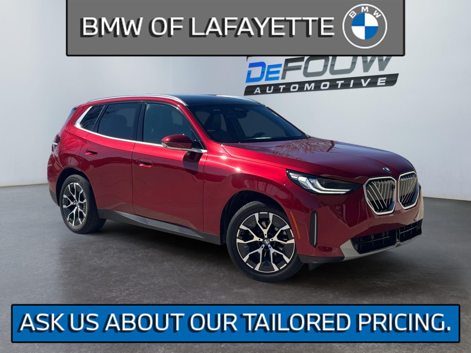 Vegas Red Metallic 2025 BMW X3 SUV / Crossover All-Wheel Drive Automatic