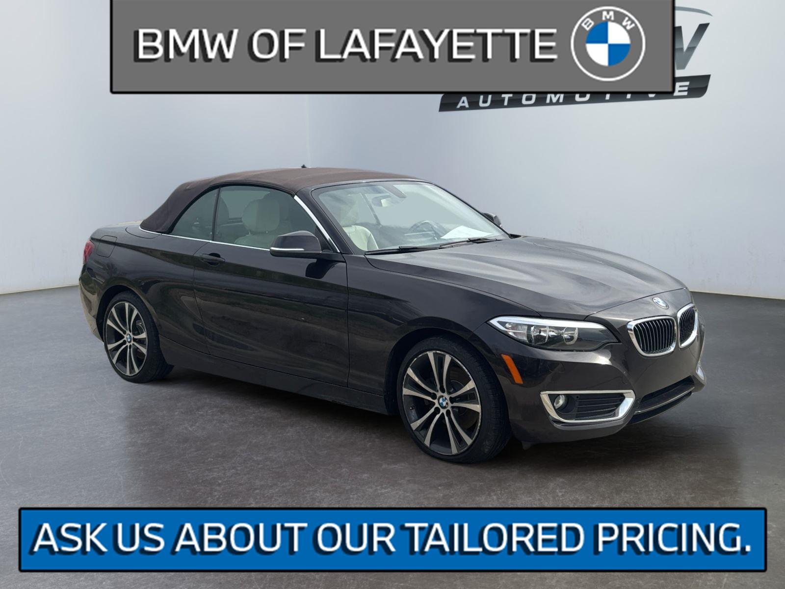 Sparkling Brown Metallic 2016 BMW 2 Series 228i xDrive Convertible AWD Convertible All-Wheel Drive Automatic