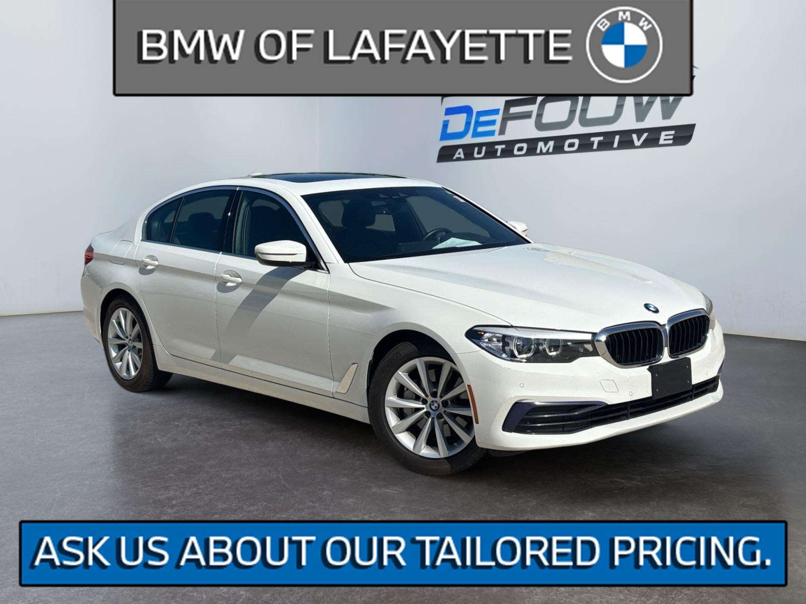 Alpine White 2019 BMW 5 Series Sedan All-Wheel Drive Automatic