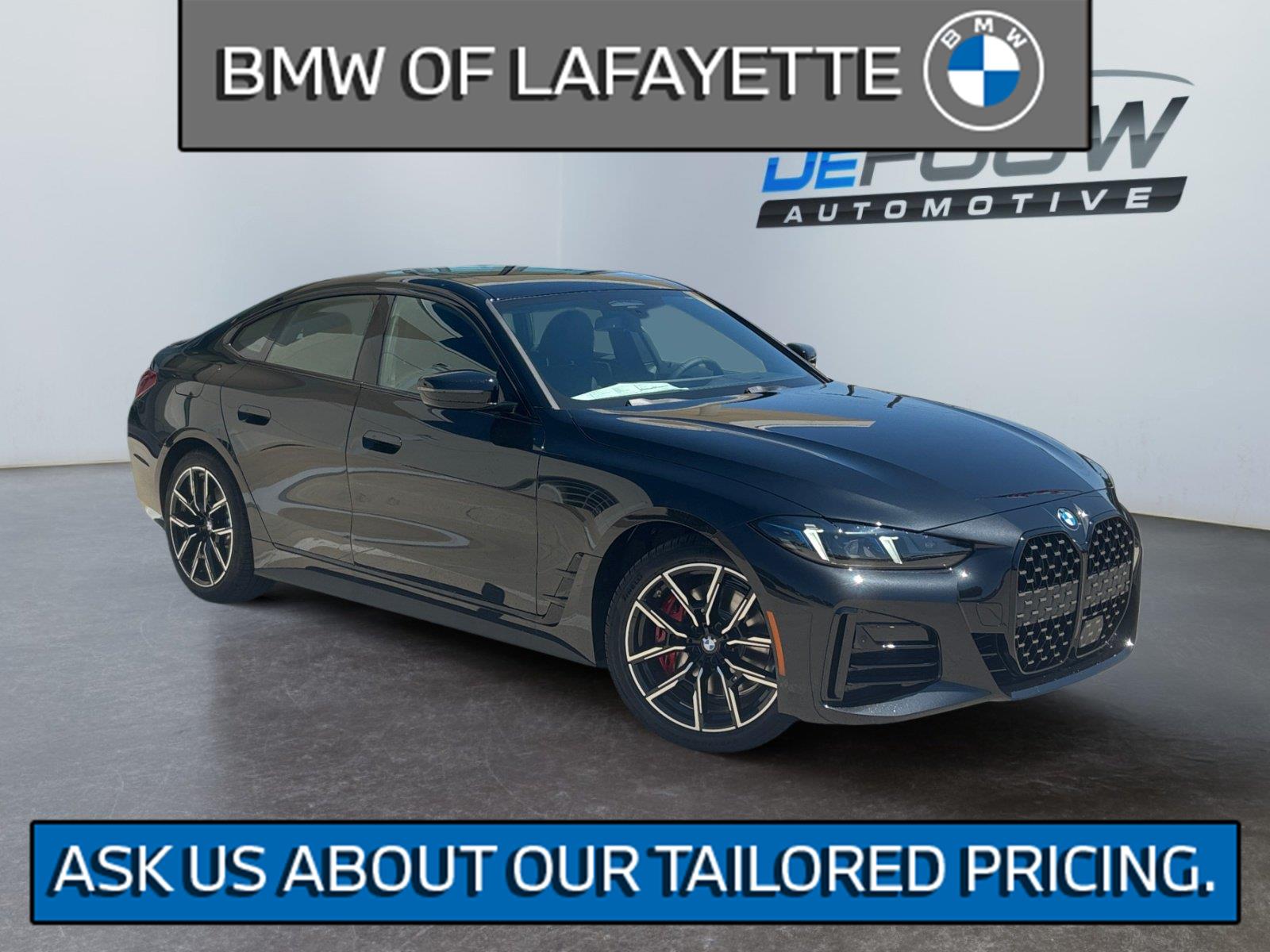 Black Sapphire Metallic 2026 BMW 4 Series Sedan All-Wheel Drive Automatic