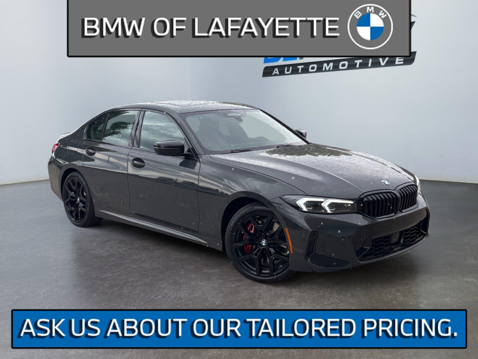 Gray (Dravit Grey Metallic) 2026 BMW 3 Series Sedan All-Wheel Drive Automatic