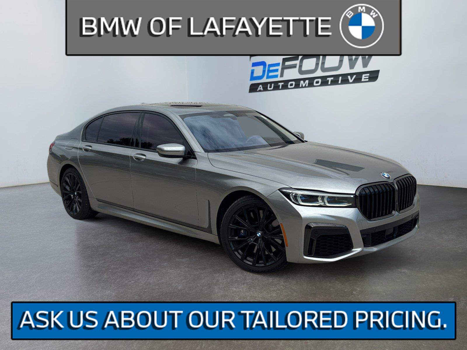 Donington Gray Metallic 2020 BMW 7 Series Sedan All-Wheel Drive Automatic