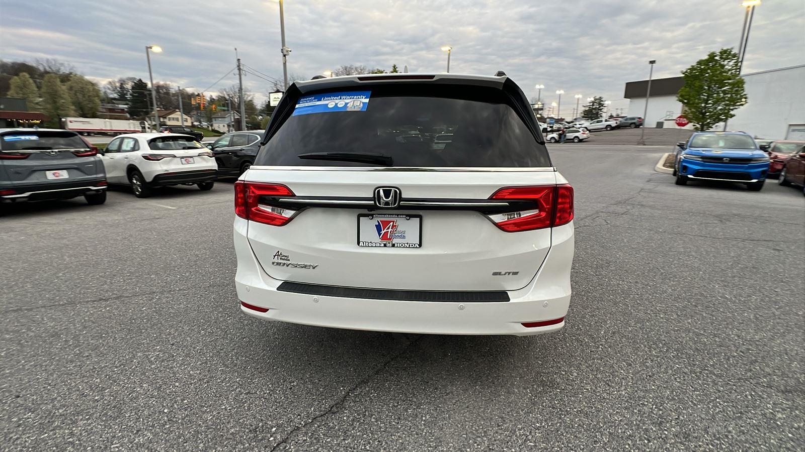 2022 Honda Odyssey Elite at Rick Weaver Chevrolet