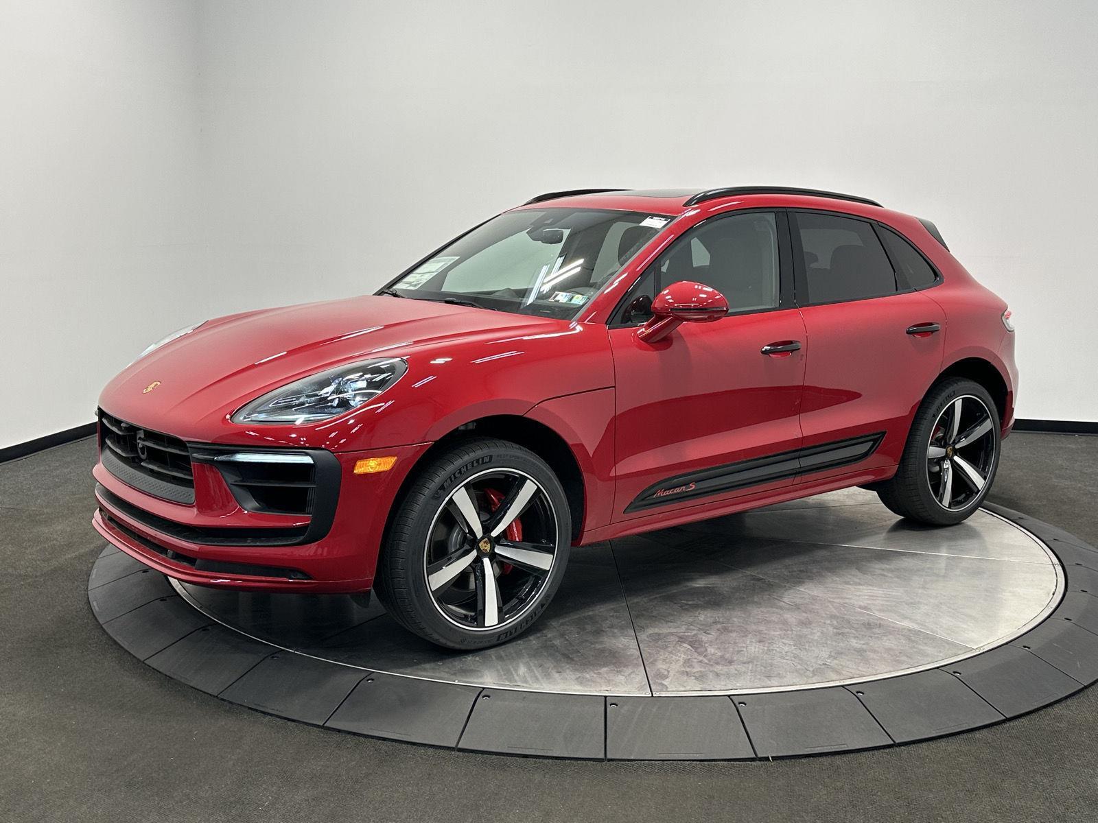 Carmine Red 2026 Porsche Macan S AWD SUV / Crossover All-Wheel Drive Automatic