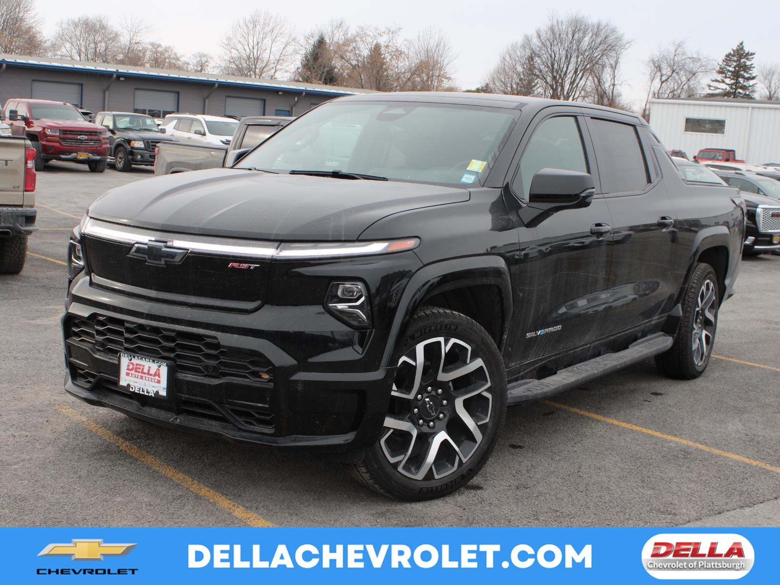 Black 2024 Chevrolet Silverado EV Pickup Truck All-Wheel Drive Automatic