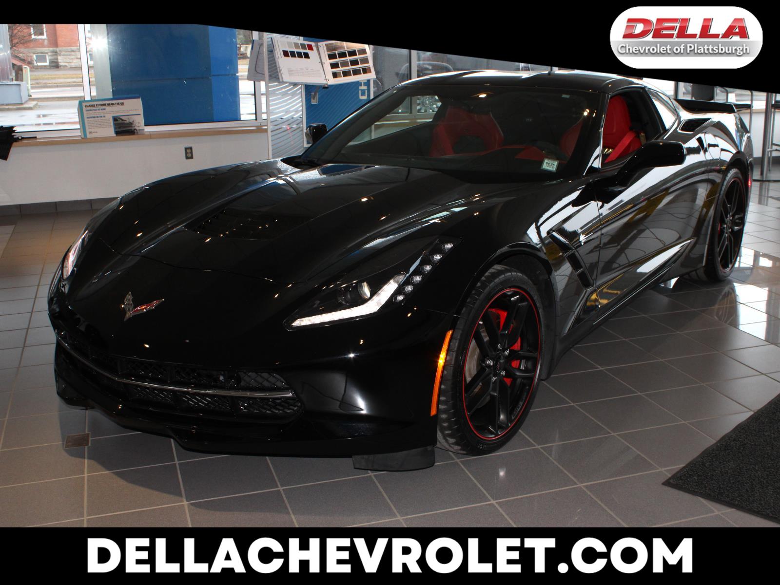 Black 2019 Chevrolet Corvette Stingray Z51 2LT Coupe RWD Coupe Rear-Wheel Drive 7-Speed Manual