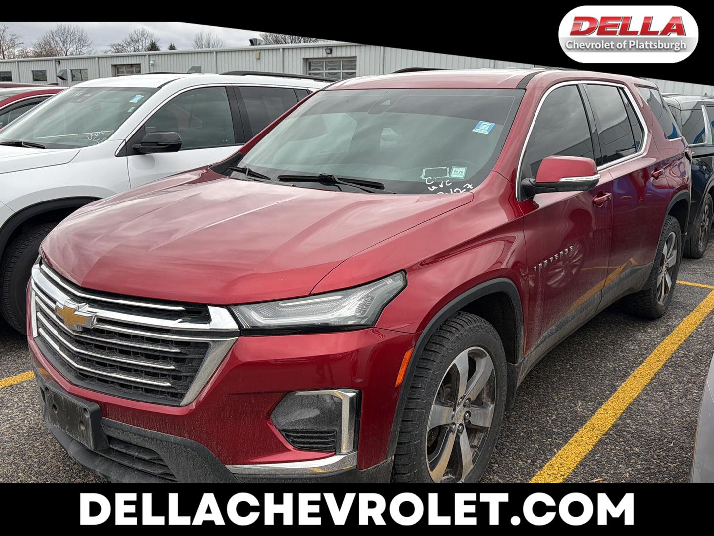 Cherry Red Tintcoat 2022 Chevrolet Traverse LT Leather AWD SUV / Crossover Four-Wheel Drive 9-Speed Automatic