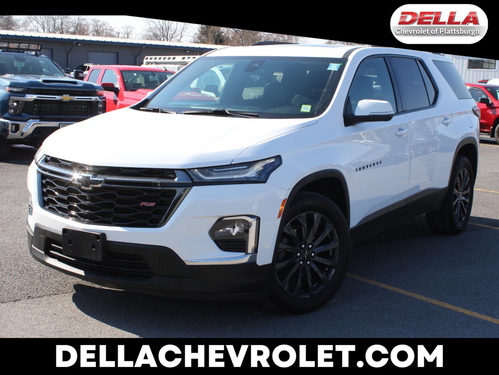 Summit White 2023 Chevrolet Traverse RS AWD SUV / Crossover Four-Wheel Drive 9-Speed Automatic