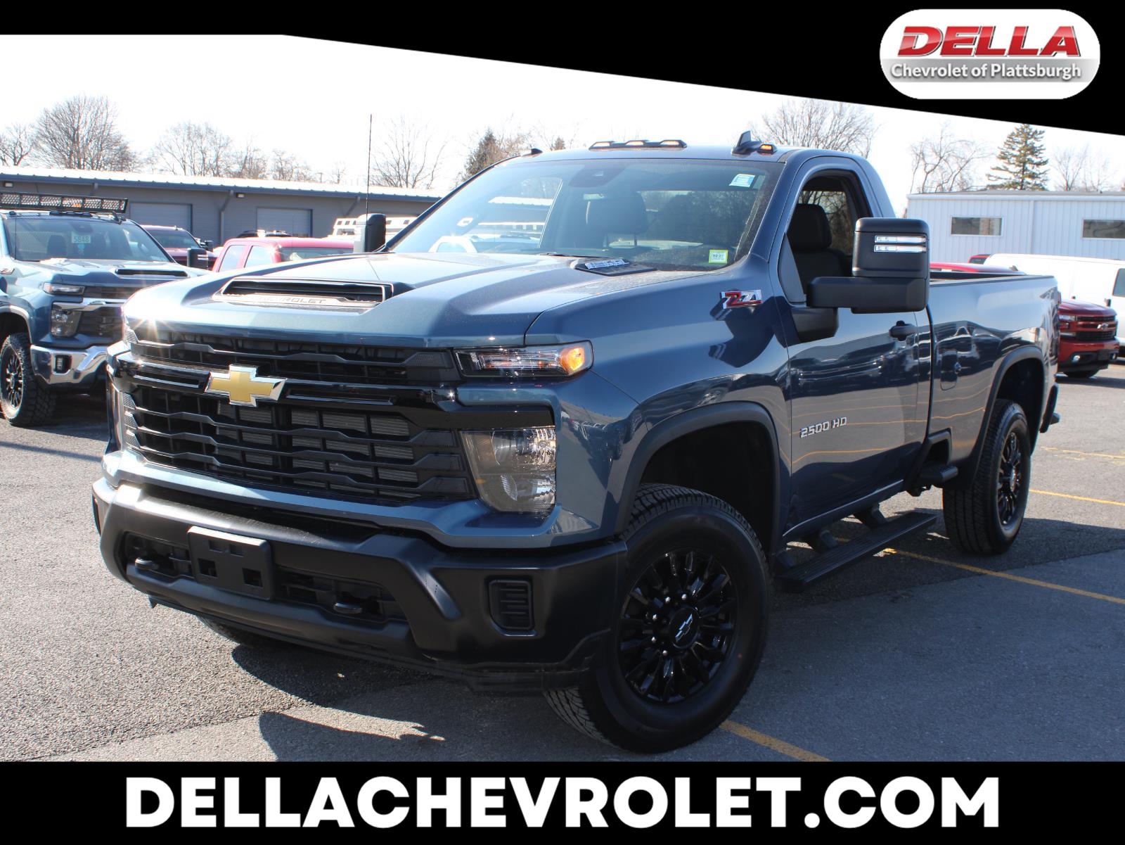 Lakeshore Blue Metallic 2026 Chevrolet Silverado 2500HD Work Truck Regular Cab LB 4WD Pickup Truck Four-Wheel Drive Automatic